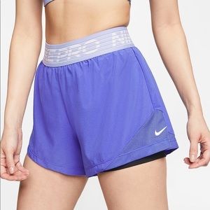 Nike Women's Pro Flex 2-in-1 Running Shorts